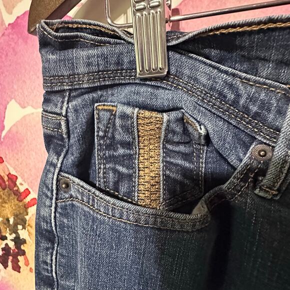 Levis 512 Womens Jeans Perfectly Slimming Straight Leg Dark Wash Stretch 14P - Picture 4 of 5